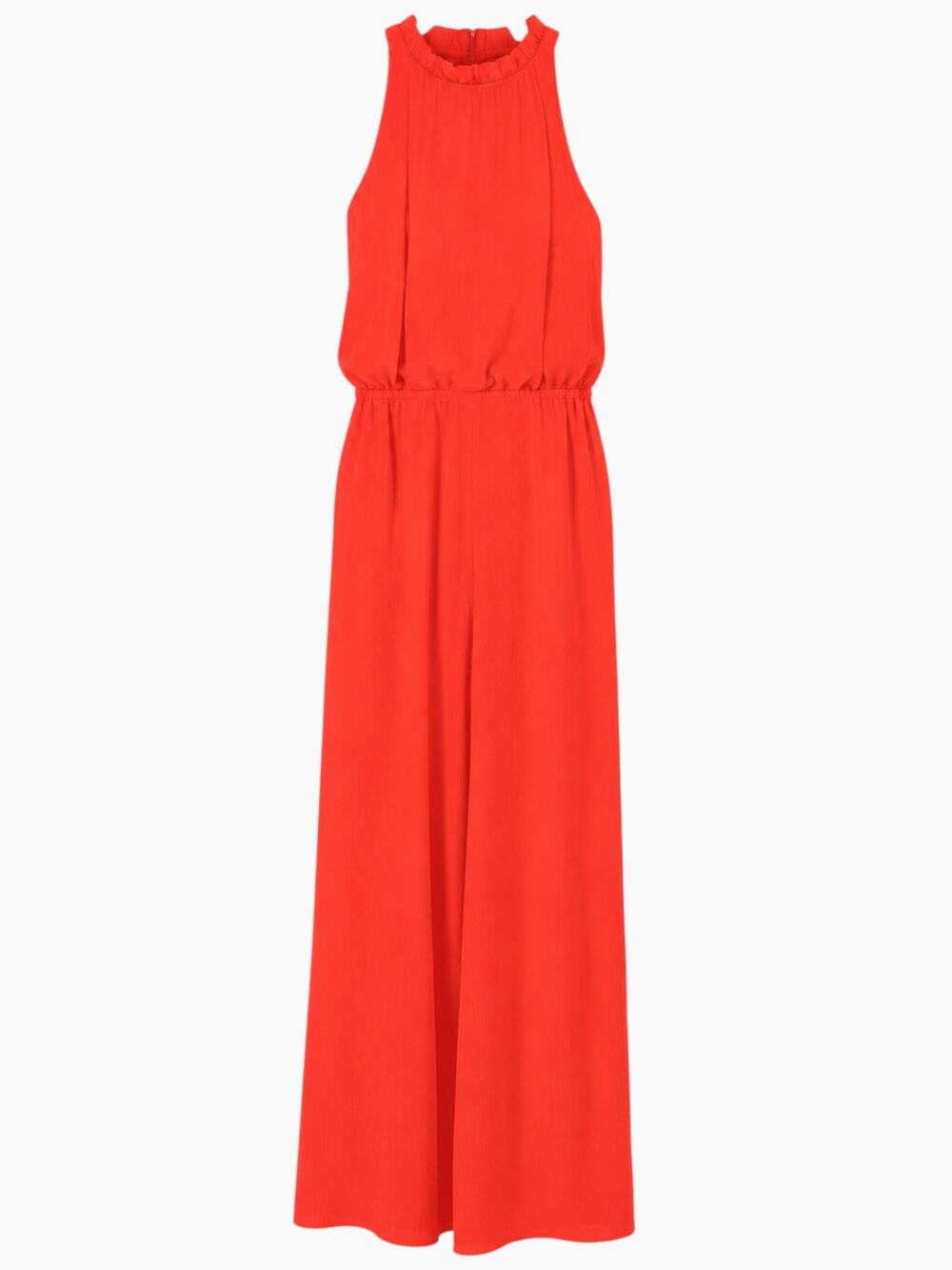 Vince Camuto High Neck Red Jumpsuit Women’s SZ 2